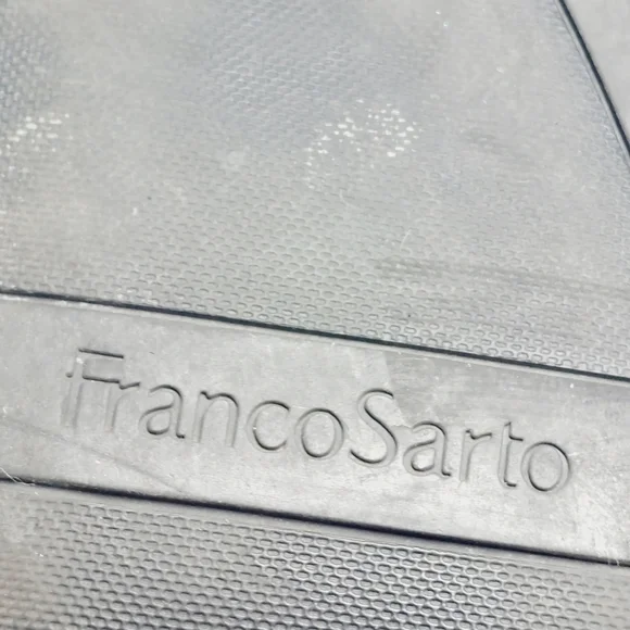 Franco Sarto Alexa Black Leather Zip Up Block Heel Tall Knee High Boots … - Picture 3 of 14